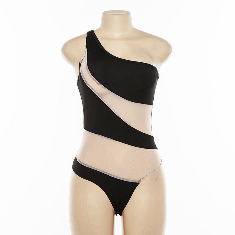 Dominant One-Piece Mesh Swimsuit