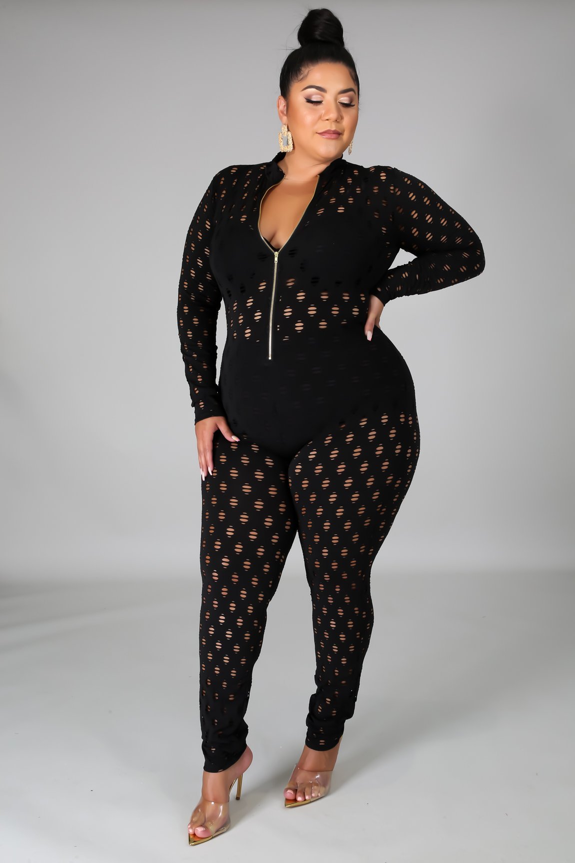 Poke My Body Plus Size Bodysuit