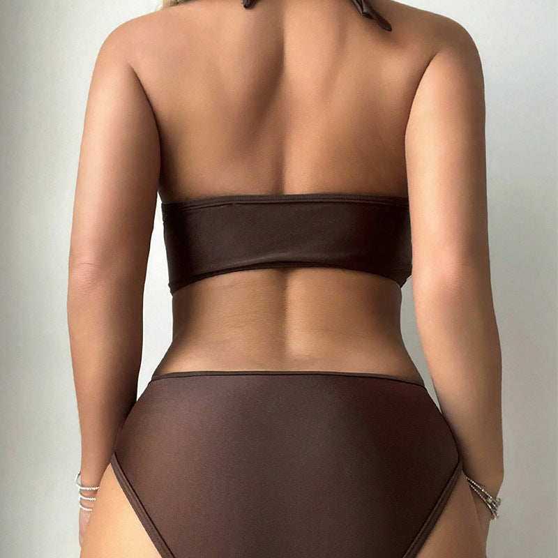 Halter Cut-out Body Swimsuit