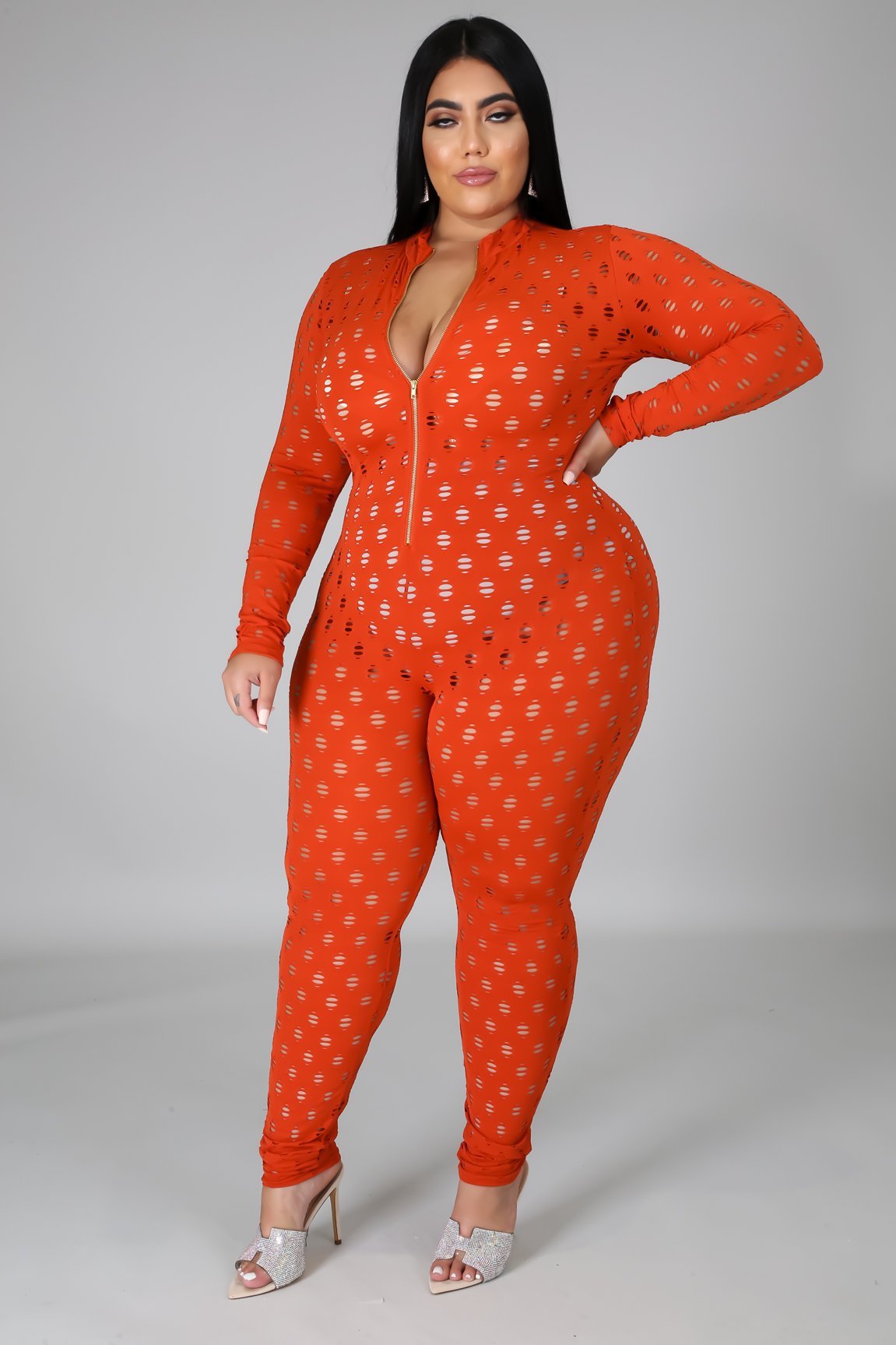 Poke My Body Plus Size Bodysuit