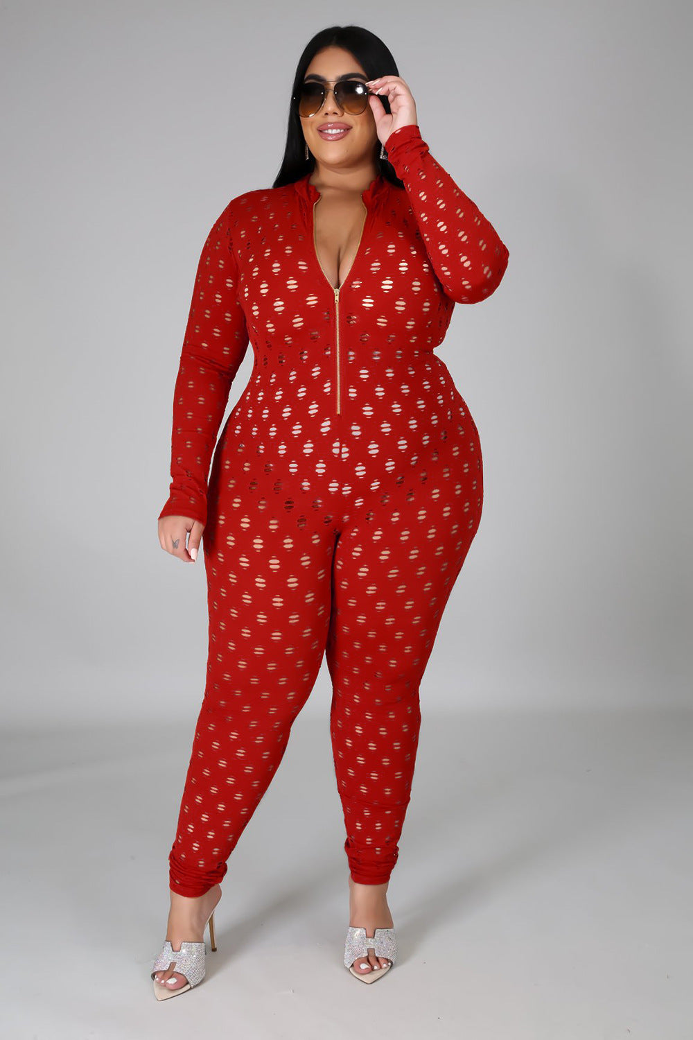 Poke My Body Plus Size Bodysuit