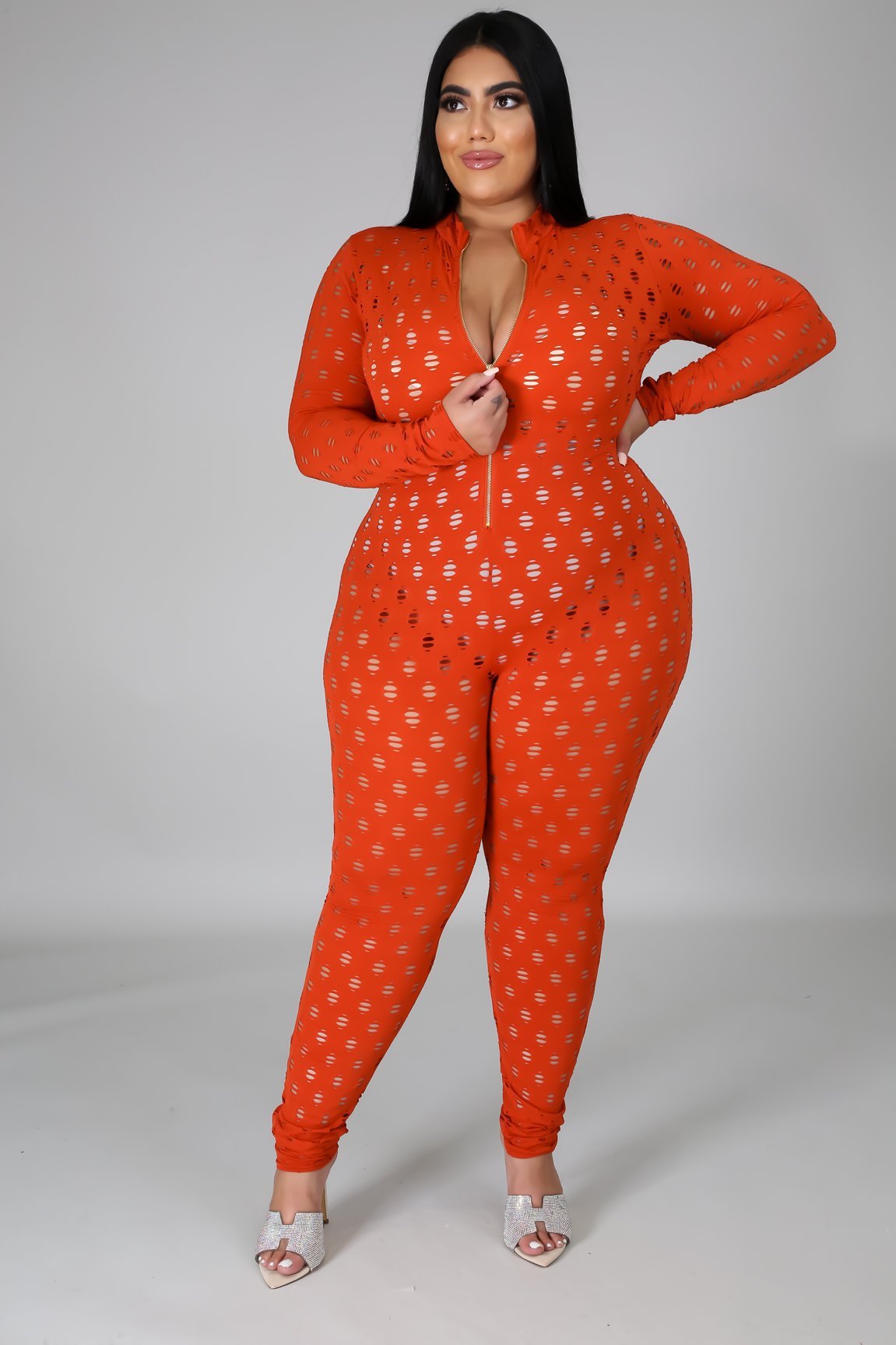 Poke My Body Plus Size Bodysuit